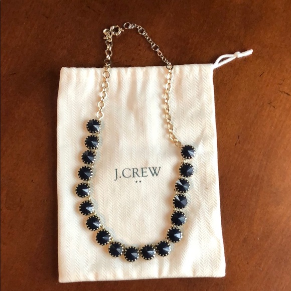 J. Crew Jewelry - J. Crew Factory Navy Blue Statement Necklace